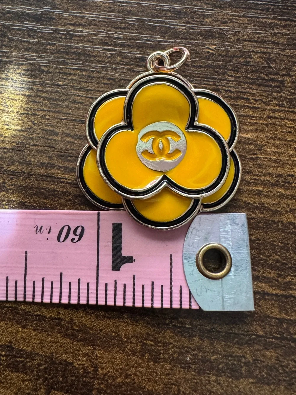 Chanel Camellia yellow vintage charm